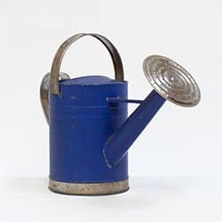 Blue Metal Watering Can
